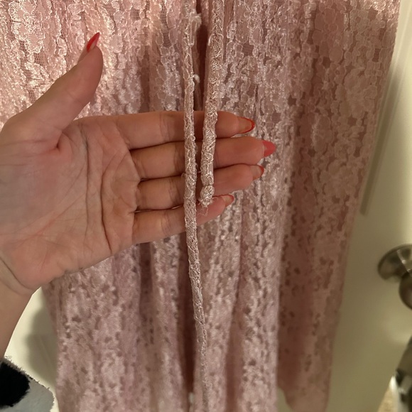 All that Jazz Blush Lace Midi Dress - Picture 6 of 6